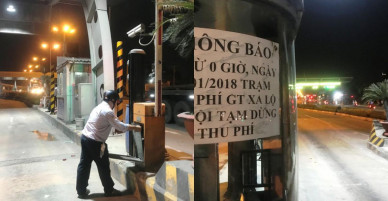 Chính thức dừng thu phí phương tiện qua trạm BOT Xa lộ Hà Nội
