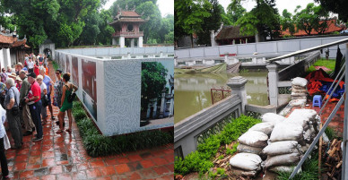 Ngỡ ngàng Giếng cổ trong Văn Miếu – Quốc Tử Giám khoác áo mới đón năm 2018