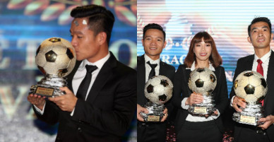 Đinh Thanh Trung giành Quả Bóng Vàng 2017