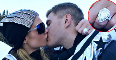 Nhẫn đính hôn 2 triệu USD khiến Paris Hilton hạnh phúc ngất ngây