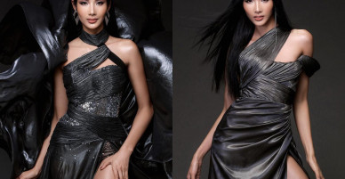 Hoàng Thùy diện váy xuyên thấu hóa ‘Nữ thần’ quyền lực trước thềm chung kết HHHV