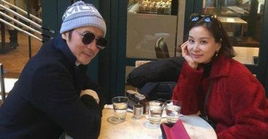Vợ chồng Jang Dong Gun, Go So Young bên nhau ngày đầu năm