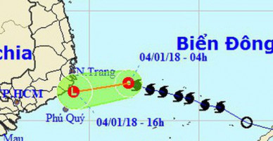 Bão Bolaven đã suy yếu thành áp thấp nhiệt đới