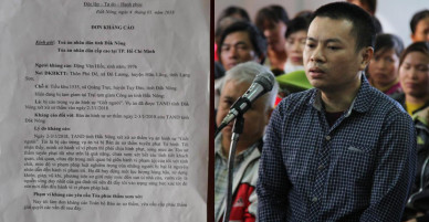Đặng Văn Hiến kháng cáo toàn bộ bản án tử hình