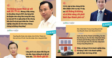 Infographic: Cựu Bí thư Xuân Anh nói về Vũ “nhôm” và Đà Nẵng
