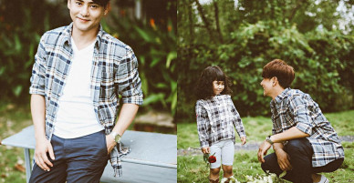 Ưng Đại Vệ ‘khoe’ bộ ảnh đáng yêu bên con gái