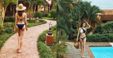 Elly Trần khoe ảnh bikini, dân tình nhào nháo “mò cho ra” mẹo dưỡng dáng của mẹ bỉm sữa