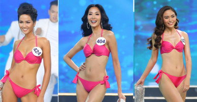 Top 15 Hoa hậu Hoàn vũ Việt Nam sexy trình diễn bikini