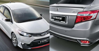 Toyota Vios 2018 bản thể thao giá 533 triệu đồng
