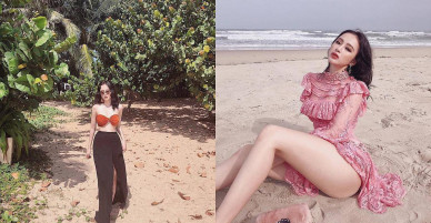 Thời trang đi biển của Angela Phương Trinh