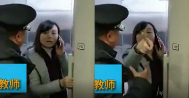 Chồng bị giữ lại cửa soát vé vì đến muộn, vợ nhất quyết bắt cả đoàn tàu dừng lại để đợi chồng