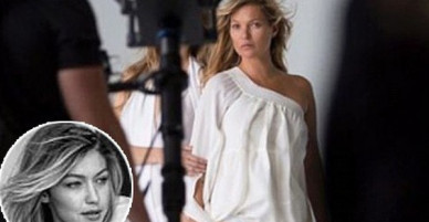 Đăng ảnh chụp với Gigi Hadid, Kate Moss chơi đểu khi cố tình che mặt đàn em