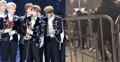 Phẫn nộ fan BTS chửi rủa EXO và cảnh vệ, hung hãn xô đổ rào chắn để làm loạn trong chính concert của nhóm