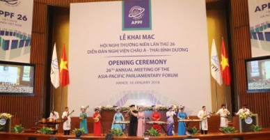 Hội nghị APPF -26: Quan hệ đối tác nghị viện vì hòa bình, sáng tạo, tăng trưởng bền vững