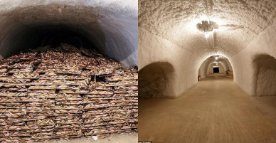 Hầm băng cực lớn Liên Xô đào ở Bắc Cực đang tan chảy