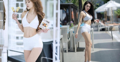 Mê mệt cô mẫu thể hình xứ chùa Vàng xinh hơn hoa hậu