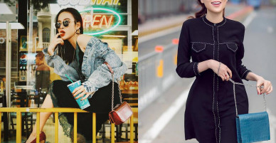 Người đẹp Việt ’sủng ái’ túi đeo chéo nhỏ xinh khi dạo phố