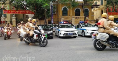 Phân luồng giao thông dịp Hội nghị thường niên lần thứ 26 Diễn đàn nghị viện Châu Á - Thái Bình Dương