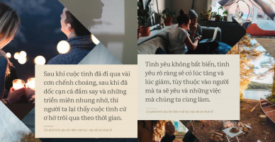 Có phải tình yêu khi đến một lúc nào đó sẽ nhạt đi và người ta chẳng còn thiết tha nhau nữa?