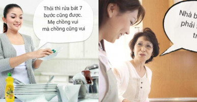 Kinh hãi về nhà bạn trai ra mắt, mẹ chồng tương lai hướng dẫn rửa bát chuẩn quy trình 7 bước