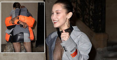 Diện đồ hở hang, Bella Hadid hớ hênh vòng 3 và suýt lộ ngực trên phố