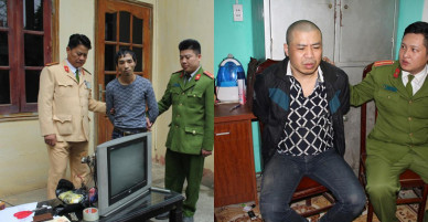 2kg ma tuý đá, 1.200 viên hồng phiến trong ruột tivi cũ