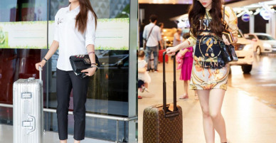 Diện style sân bay đơn giản vẫn đầy khí chất, chỉ có thể là Minh Tú, Lan Khuê!