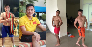 Những lần “nam thần” U23 Việt Nam cởi áo khoe cơ bắp khiến chị em điêu đứng