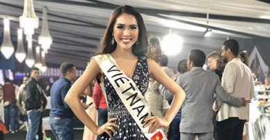 Tường Linh thắng giải Hoa hậu được yêu thích nhất Miss Intercontinental 2017