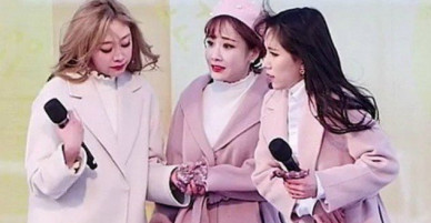 Sao Hàn tím tái vì mặc đồ mỏng manh giữa trời lạnh