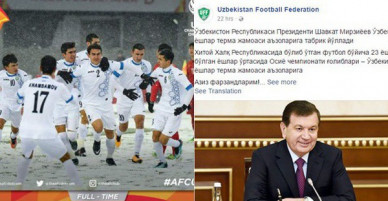 Liên đoàn bóng đá Uzbekistan đưa tin chiến thắng cả ngày chỉ có 67 lượt bình luận, 61 comment là của fan Việt Nam!