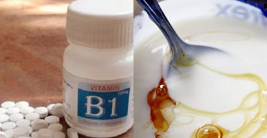 Nghiền 5 viên vitamin B1 rồi trộn với 2 viên vitamin E, da trắng như bông bưởi từ đầu đến chân khiến ai nhìn cũng phải ghen tị