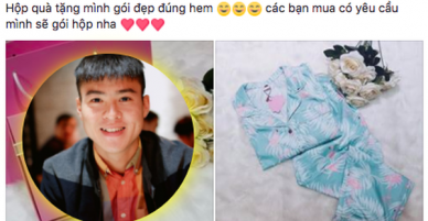 U23 Việt Nam ngoài Hồng Duy Pinky bán son còn có Duy Mạnh bán đồ ngủ nữa các chị em ơi!