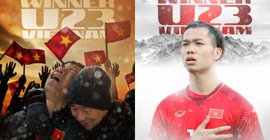 Rung động triệu trái tim Việt vì poster U23 VN quyết không cúi đầu