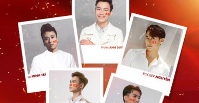 Rocker Nguyễn và dàn sao trẻ phát hành ca khúc tặng U23 Việt Nam