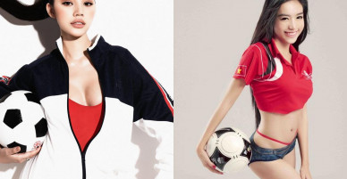 Á hậu Hoàng My và hàng loạt chân dài khoe ảnh chụp nóng bỏng hưởng ứng "cơn bão" U23 Việt Nam