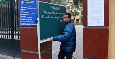 Học sinh nghỉ học tránh rét: Cơ quan bố mẹ thành nhà trẻ