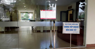 Ban Tổ chức Trung ương đặt biển không tiếp khách đến chúc Tết