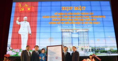 Thành phố Thủ Dầu Một là đô thị loại I trực thuộc tỉnh Bình Dương