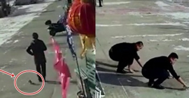 Ông lão làm rơi 18 triệu đồng tung tóe trên đường, hành động của 4 thanh niên đi qua khiến người dân cảm phục