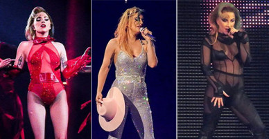 Lady Gaga thay hàng chục bộ đồ trong hơn 2 tiếng biểu diễn
