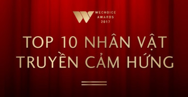 WeChoice Awards 2017: Công bố Top 10 nhân vật truyền cảm hứng của năm