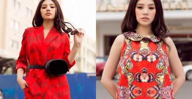 Hoa hậu duy nhất thuộc ‘Rich Kids of Vietnam’ gợi ý trang phục hoạ tiết hoa đón Xuân