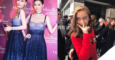 Angelababy đọ vẻ gợi cảm với ‘bản sao’