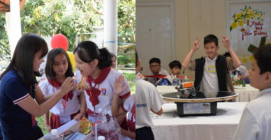 Học sinh hào hứng với hội thi Robotacon VA 2018