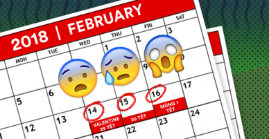 Cấp báo: Tết chưa đủ bận hay sao, mà Valentine còn trùng 29 Tết nữa!