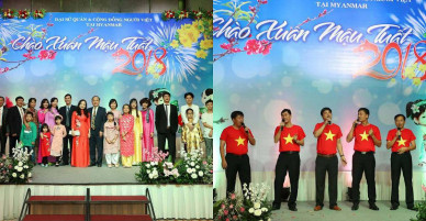 Cộng đồng người Việt tại Myanmar đón Tết đầm ấm