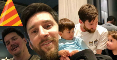 Messi đăng ảnh selfie mừng sinh nhật anh trai