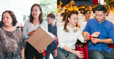 Hoa hậu H’Hen Niê và Hồ Đức Vĩnh làm từ thiện ngày cuối năm