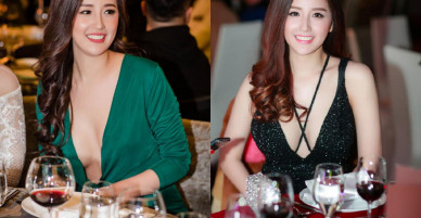 Thót tim với váy khoe vòng 1 của Mai Phương Thúy và sao Việt